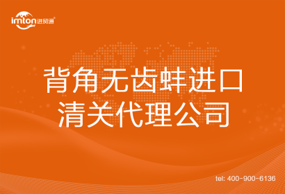 背角無(wú)齒蚌進(jìn)口清關(guān)代理公司